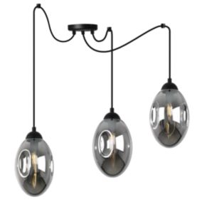 Lampa sufitowa wisząca Light Home LH Vigo Spider 3x E14 60W czarny 1szt.