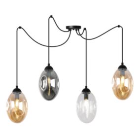 Lampa sufitowa wisząca Light Home LH Vigo Spider 4x E14 60W multikolor 1szt.