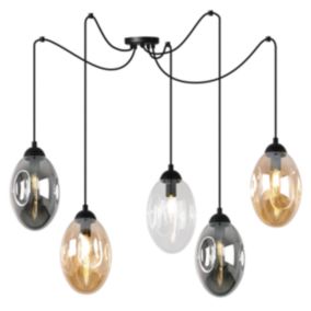 Lampa sufitowa wisząca Light Home LH Vigo Spider 5x E14 60W multikolor 1szt.