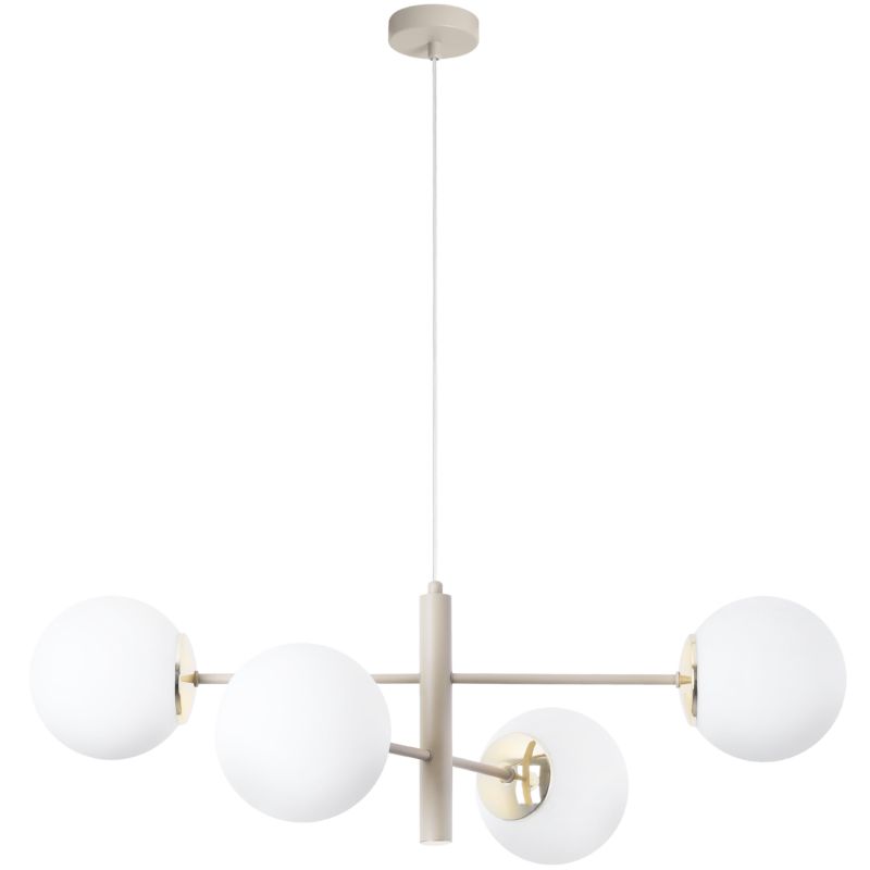 Lampa sufitowa wisząca Light Home LH Vinceza 4x E14 kaszmirowy/złoty 1szt.