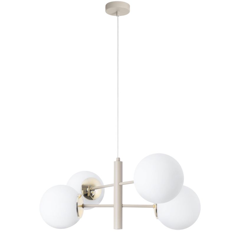 Lampa sufitowa wisząca Light Home LH Vinceza 4x E14 kaszmirowy/złoty 1szt.