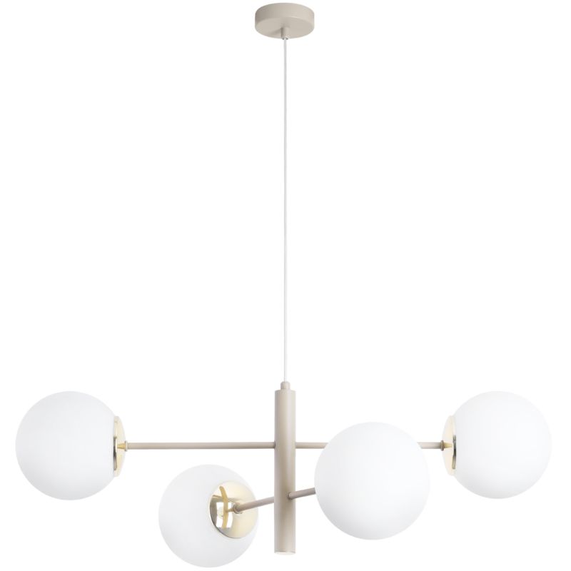Lampa sufitowa wisząca Light Home LH Vinceza 4x E14 kaszmirowy/złoty 1szt.