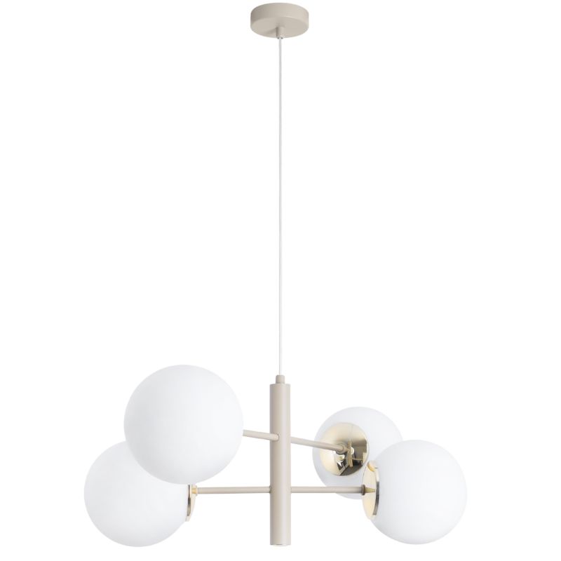 Lampa sufitowa wisząca Light Home LH Vinceza 4x E14 kaszmirowy/złoty 1szt.