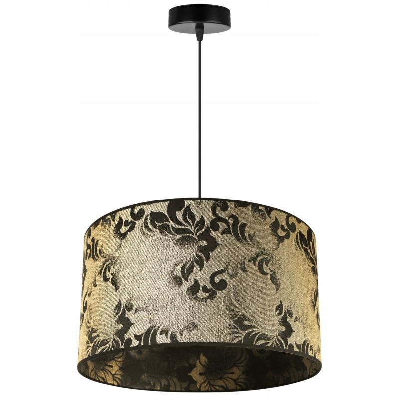 Lampa sufitowa wisząca Light Home LH Werona 1x E27 60W abażur 40cm złoty 1szt.