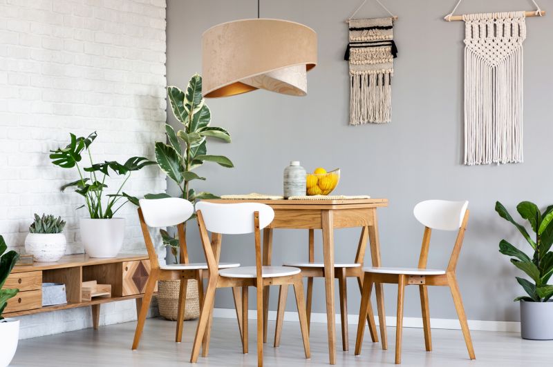 Lampa sufitowa wisząca Light Home LH Werona 1x E27 60W abażur 45cm tkanina beżowy/czarny 1szt.