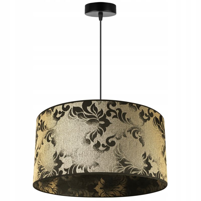 Lampa sufitowa wisząca Light Home LH Werona 1x E27 60W abażur 45cm złoty 1szt.