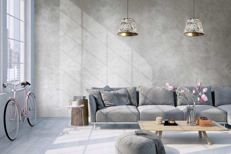 Lampa sufitowa wisząca Light Home LH Werona 1x E27 60W abażur stożek szary/złoty 1szt.