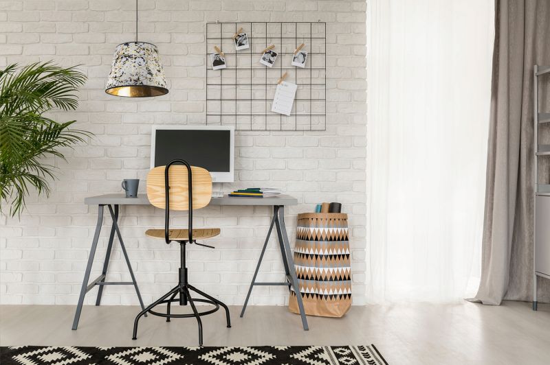 Lampa sufitowa wisząca Light Home LH Werona 1x E27 60W abażur stożek szary/złoty 1szt.