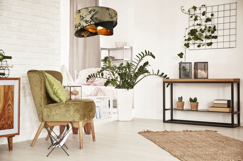 Lampa sufitowa wisząca Light Home LH Werona 1x E27 60W ciemny złoty/czarny 1szt.