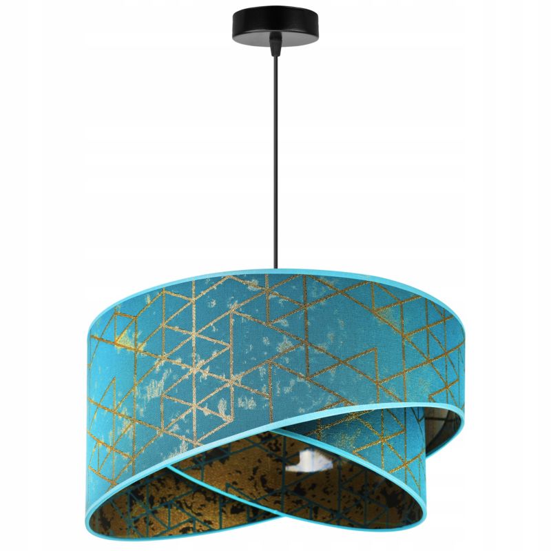 Lampa sufitowa wisząca Light Home LH Werona 1x E27 60W niebieski 1szt.