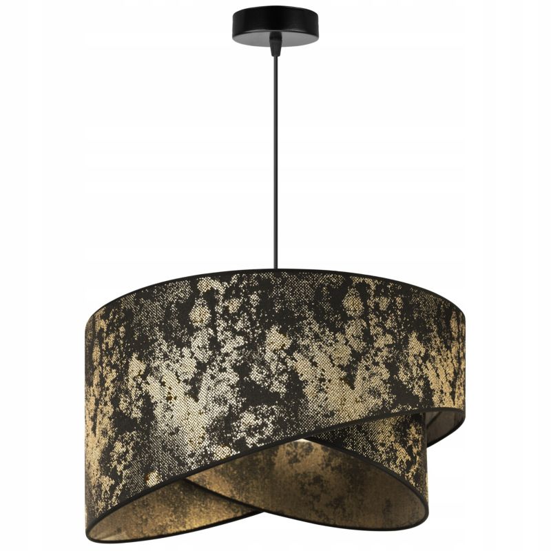 Lampa sufitowa wisząca Light Home LH Werona 1x E27 60W złoty/czarny 1szt.