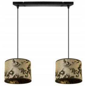 Lampa sufitowa wisząca Light Home LH Werona 2x E27 60W ciemny złoty 1szt.