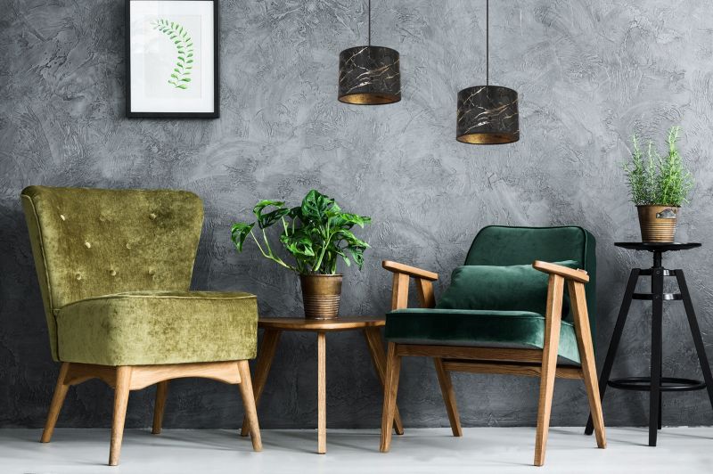 Lampa sufitowa wisząca Light Home LH Werona 2x E27 60W czarny/złoty 1szt.