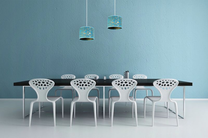 Lampa sufitowa wisząca Light Home LH Werona 2x E27 60W niebieski 1szt.