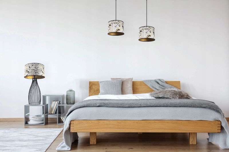 Lampa sufitowa wisząca Light Home LH Werona 2x E27 60W szary/złoty 1szt.