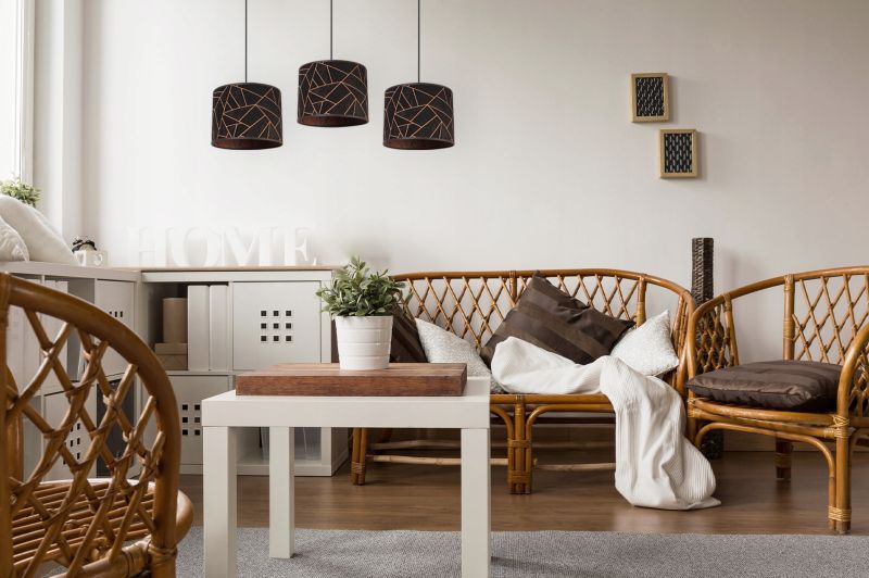 Lampa sufitowa wisząca Light Home LH Werona 3x E27 60W czarny/miedź 1szt.