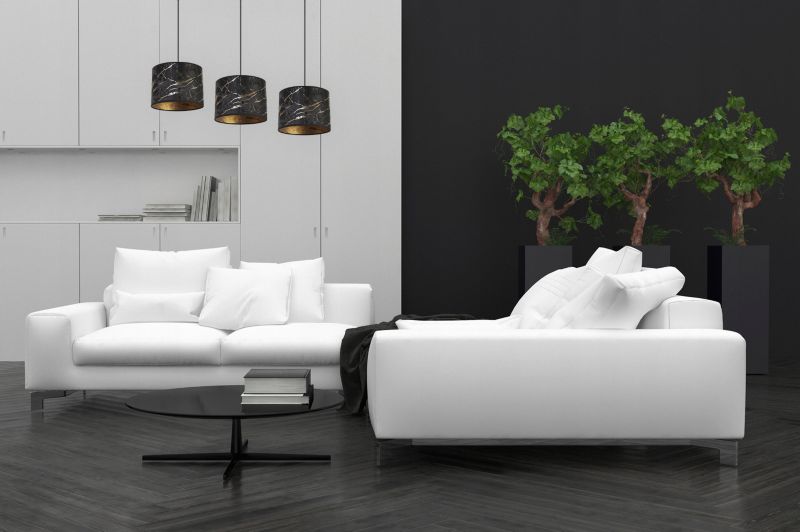 Lampa sufitowa wisząca Light Home LH Werona 3x E27 60W czarny/złoty 1szt.