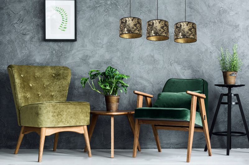 Lampa sufitowa wisząca Light Home LH Werona 3x E27 60W złoty/czarny 1szt.