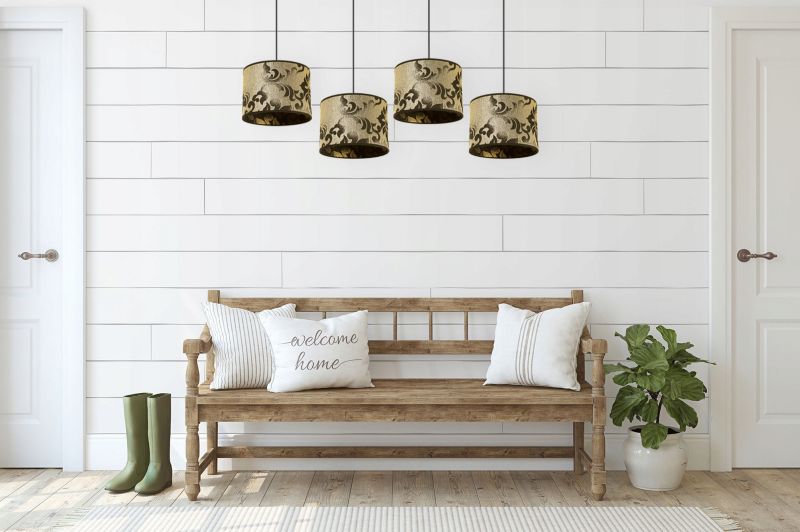 Lampa sufitowa wisząca Light Home LH Werona 4x E27 60W ciemny złoty 1szt.