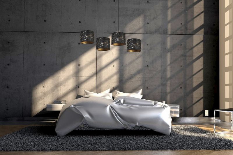 Lampa sufitowa wisząca Light Home LH Werona 4x E27 60W czarny/złoty 1szt.