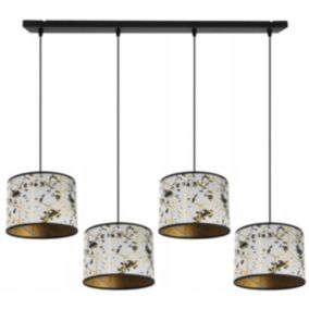 Lampa sufitowa wisząca Light Home LH Werona 4x E27 60W szary/złoty 1szt.