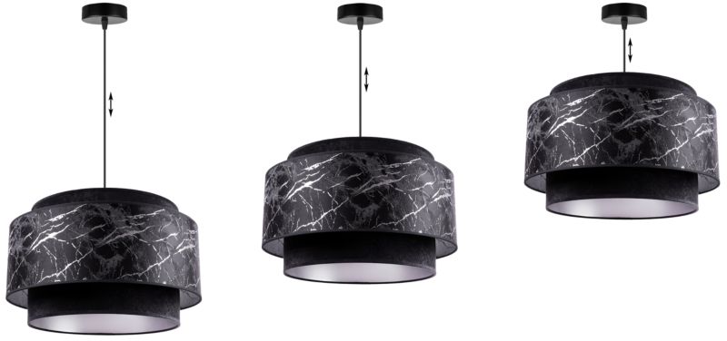 Lampa sufitowa wisząca Light Home LH Werona Duo 1x E27 60W srebrny 1szt.