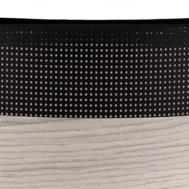 Lampa sufitowa wisząca Light Home LH Wood Plexi 3x E27 60W czarny/dąb bielony 50cm 1szt.