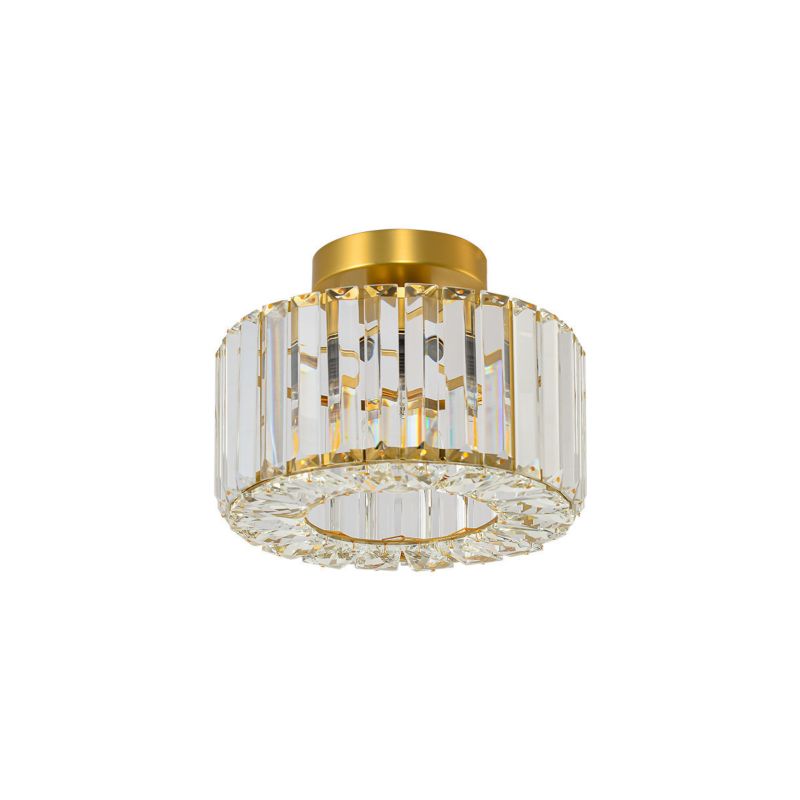 Lampa sufitowa wisząca Light Prestige Galactico 2902 złoto-przezroczysty kryształowa 1xE27 x 15W 1 szt.