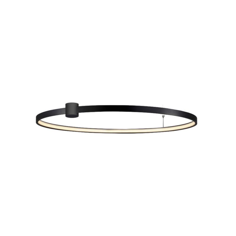 Lampa sufitowa wisząca Light Prestige Ring 0021 czarna ring wbudowany LED 50W 1 szt.