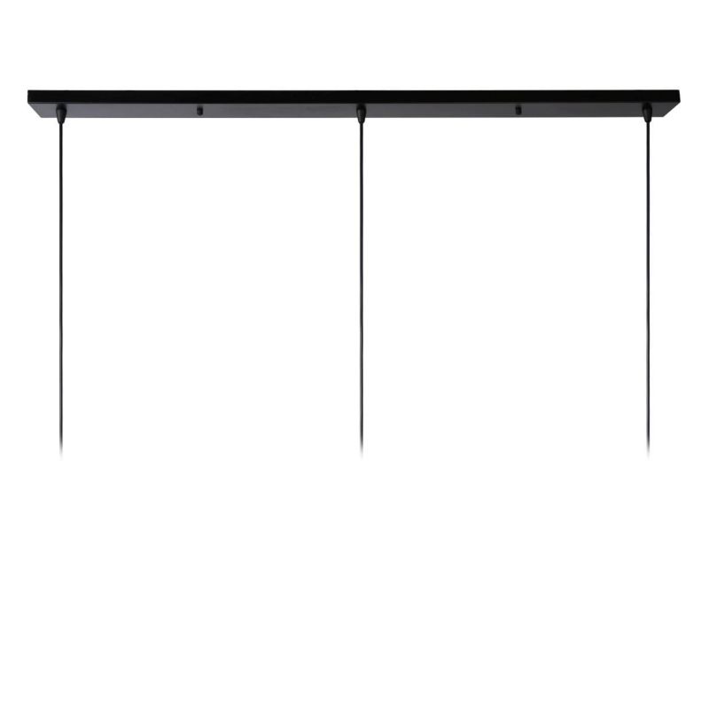 Lampa sufitowa wisząca Lucide Dikra 1026 czarna szerokość 150 cm 3xE27 x 60W 1 szt.