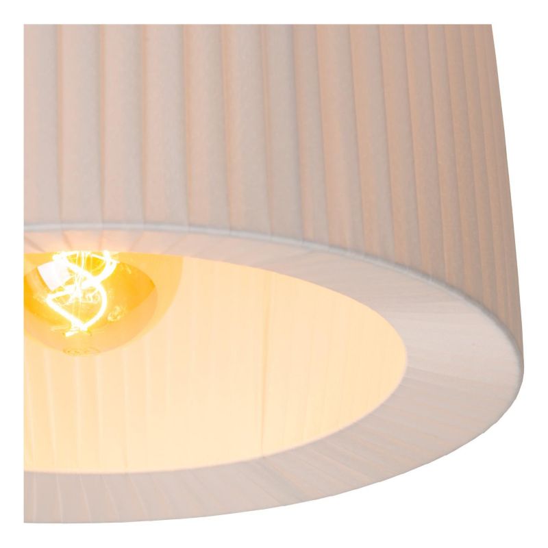 Lampa sufitowa wisząca Lucide Fold 2108 biała szerokość 40 cm 1xE27 x 40W 1 szt.