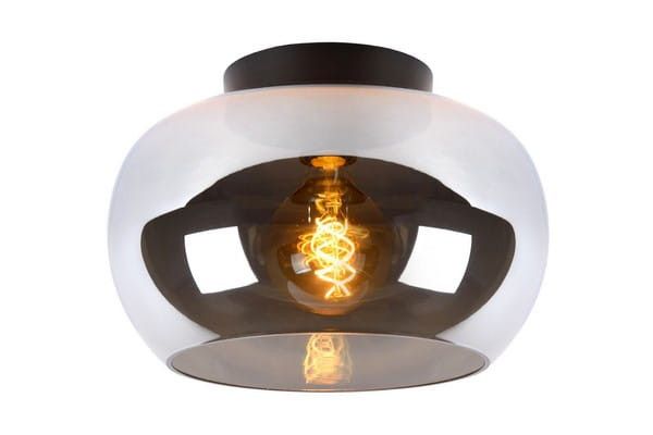 Lampa sufitowa wisząca Lucide Judi 1002 szaro-czarna 30.5 cm szerokości 1xE27 x 40W 1 szt.