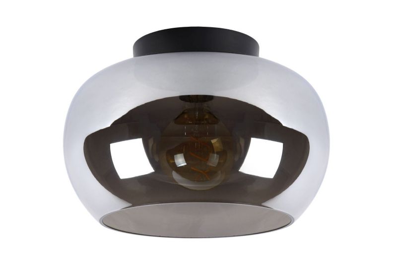 Lampa sufitowa wisząca Lucide Judi 1002 szaro-czarna 30.5 cm szerokości 1xE27 x 40W 1 szt.