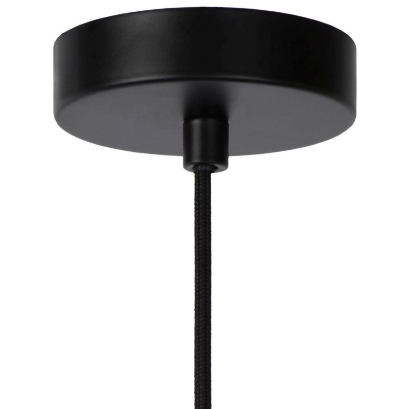 Lampa sufitowa wisząca Lucide Julius 3321 czarno-szara-złota szerokość 20 cm 1xE27 x 40W 1 szt.