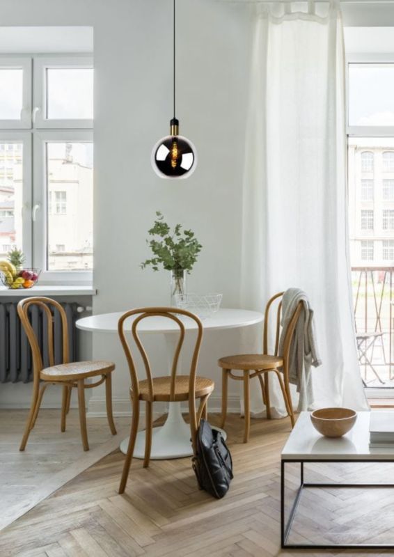 Lampa sufitowa wisząca Lucide Julius 3338 czarno-szara-złota szerokość 28 cm 1xE27 x 40W 1 szt.