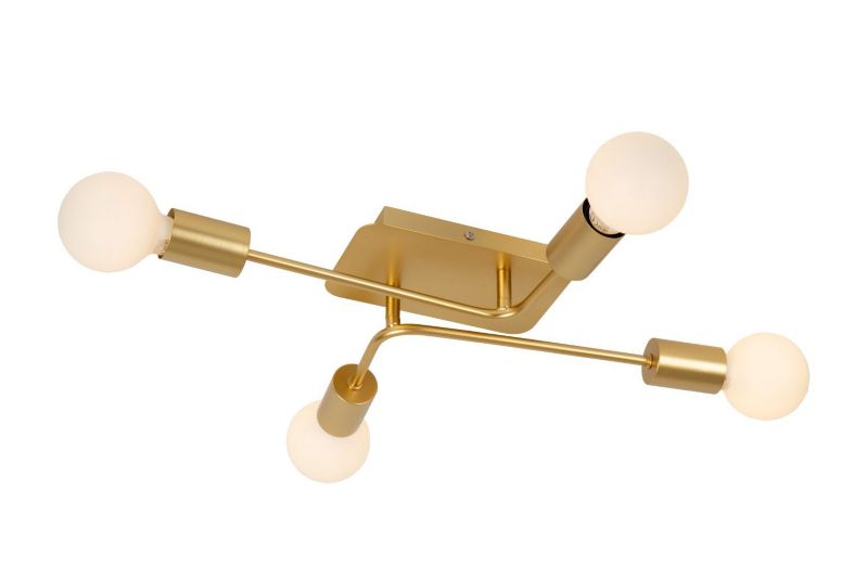Lampa sufitowa wisząca Lucide Lester 1736 złoto-odcienie złota szerokość 51 cm 4xE27 x 40W 1 szt.