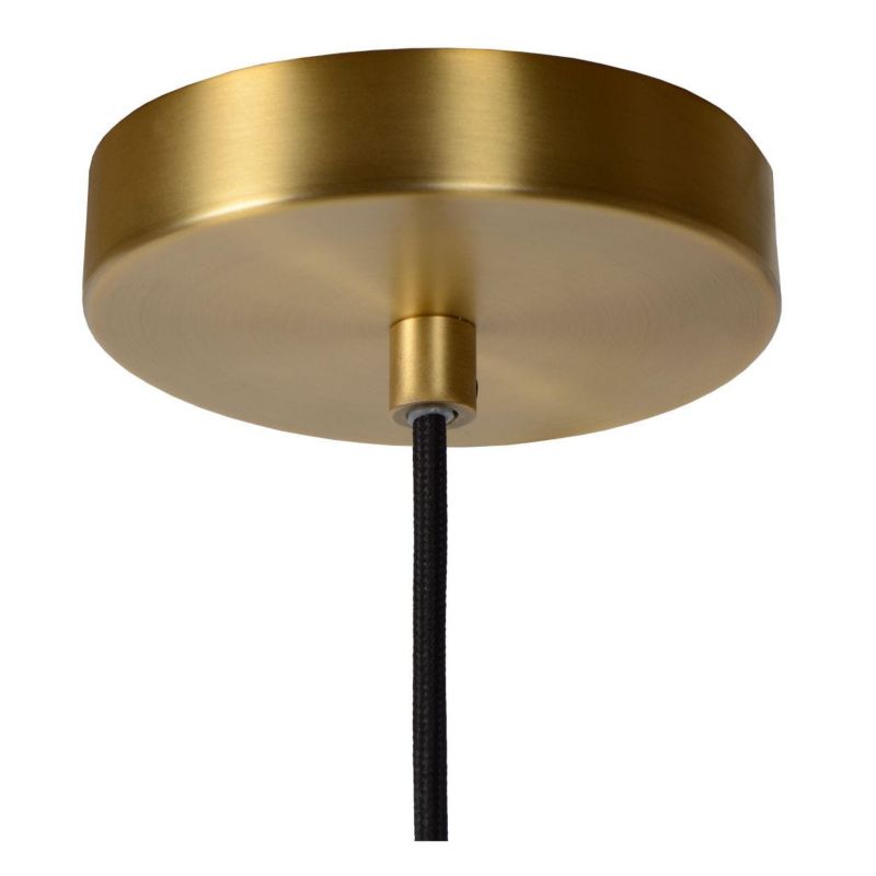 Lampa sufitowa wisząca Lucide Maloto 1170 złoto-zielona szerokość 20 cm 1xE27 x 40W 1 szt.