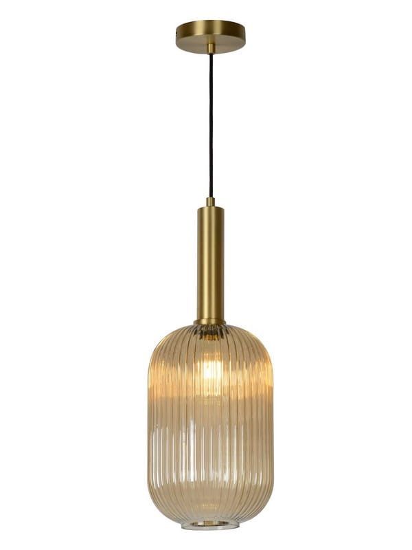 Lampa sufitowa wisząca Lucide Maloto 1187 złoto-bursztynowy szerokość 20 cm 1xE27 x 40W 1 szt.