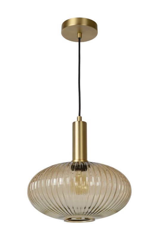 Lampa sufitowa wisząca Lucide Maloto 1200 złoto-brązowa szerokość 30 cm 1xE27 x 40W 1 szt.