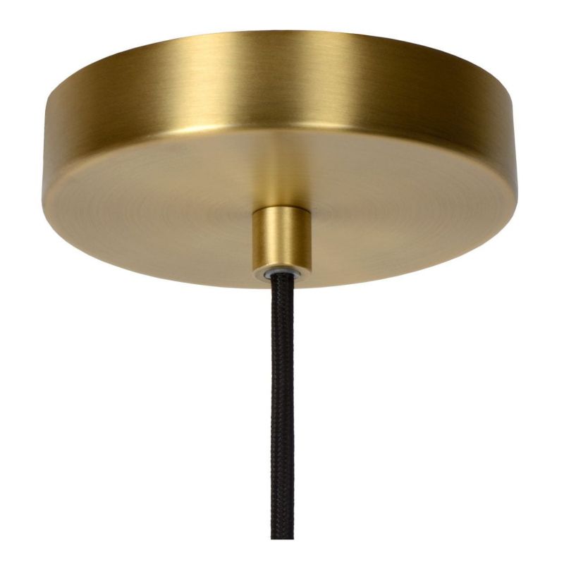Lampa sufitowa wisząca Lucide Maloto 1200 złoto-brązowa szerokość 30 cm 1xE27 x 40W 1 szt.