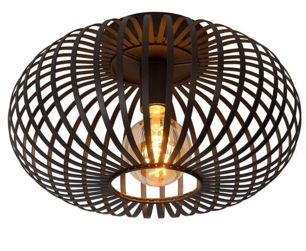 Lampa sufitowa wisząca Lucide Manuela 2342 czarna szerokość 40 cm 1xE27 x 60W 1 szt.