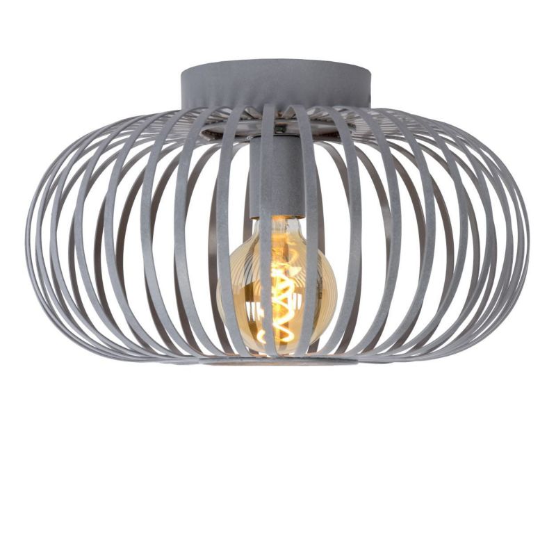 Lampa sufitowa wisząca Lucide Manuela 2588 szara szerokość 40 cm 1xE27 x 60W 1 szt.