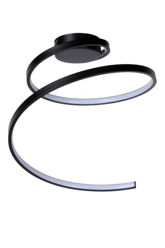 Lampa sufitowa wisząca Lucide Maxence 0745 czarno-biała nowoczesna wbudowany LED 24W 1 szt.