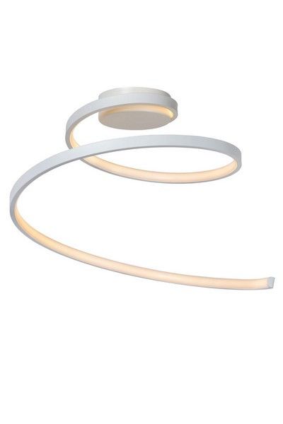 Lampa sufitowa wisząca Lucide Maxence 0752 biała nowoczesna wbudowany LED 24W 1 szt.