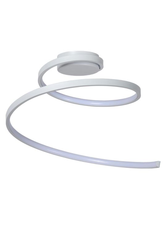 Lampa sufitowa wisząca Lucide Maxence 0752 biała nowoczesna wbudowany LED 24W 1 szt.