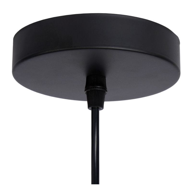 Lampa sufitowa wisząca Lucide Mesh 0380 czarna szerokość 22 cm 1xE27 x 60W 1 szt.
