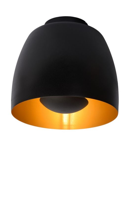 Lampa sufitowa wisząca Lucide Nolan 2854 czarna szerokość 24 cm 1xE27 x 40W 1 szt.