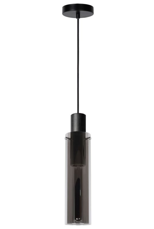 Lampa sufitowa wisząca Lucide Orlando 0724 czarna szerokość 10 cm 1xE27 x 40W 1 szt.
