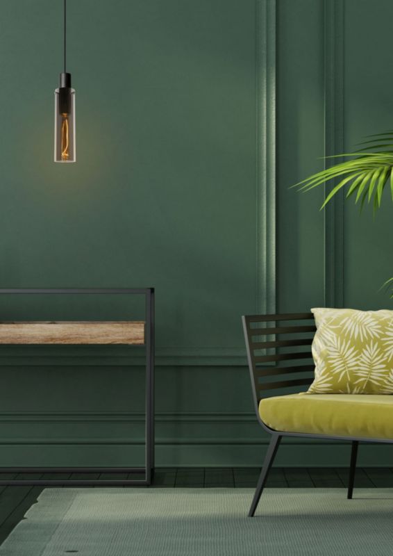 Lampa sufitowa wisząca Lucide Orlando 0724 czarna szerokość 10 cm 1xE27 x 40W 1 szt.