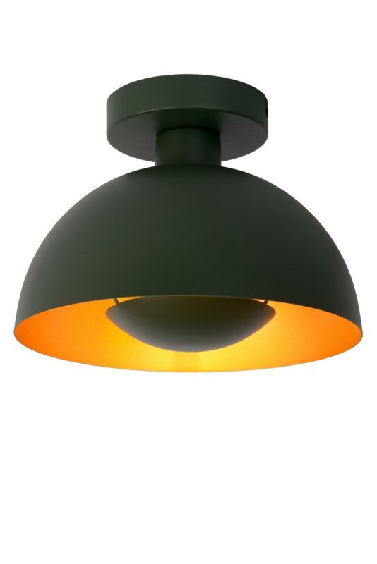 Lampa sufitowa wisząca Lucide Siemon 1712 zielono-złota szerokość 25 cm 1xE27 x 40W 1 szt.